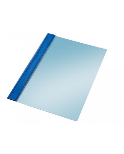 Carpeta dossier fastener plastico esselte folio 125 mc color azul caja de 50 unidades