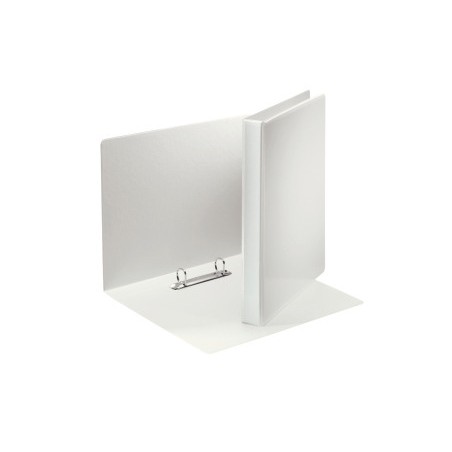 Carpeta canguro esselte basica 2 anillas mixtas 40 mm din a4 plastico color blanco