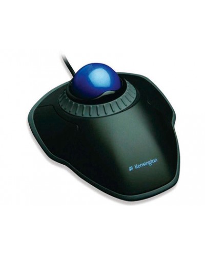 Raton trackball kensington optico orbit con rueda desplazamiento usb cable 150 cm