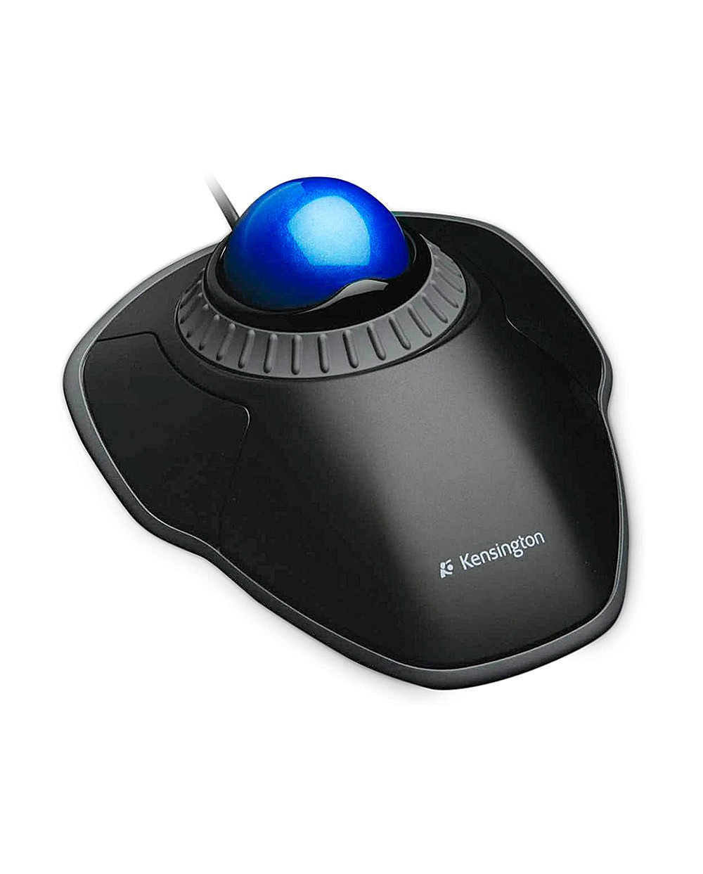 Raton trackball kensington optico orbit con rueda desplazamiento usb cable 150 cm