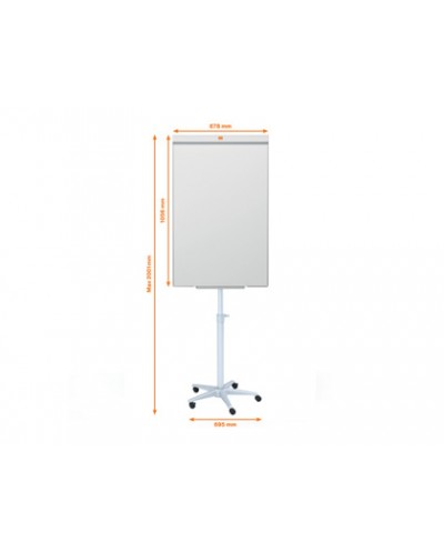Pizarra conferencia nobo classic nano clean magnetica acero lacado 2000x600x700 mm