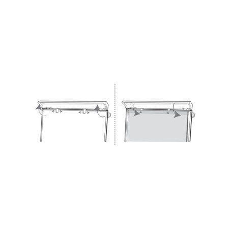 Pizarra conferencia nobo classic nano clean magnetica acero lacado 2000x600x700 mm