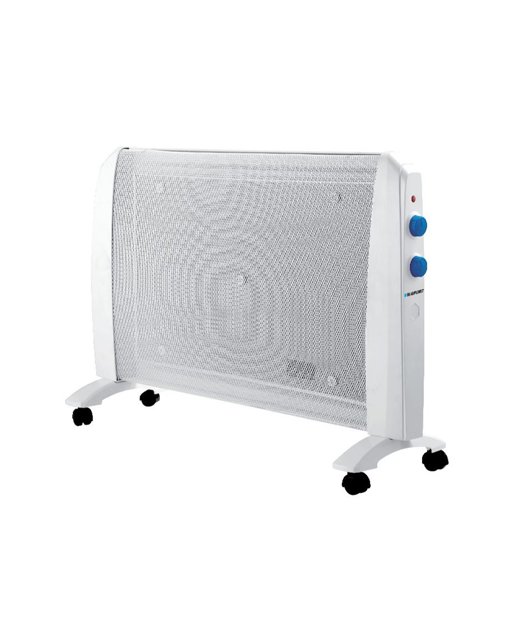 Radiador blaupunkt 2000w dos niveles potencia proteccion sobrecalentamiento con ruedas color blanco