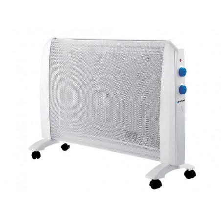 Radiador blaupunkt 2000w dos niveles potencia proteccion sobrecalentamiento con ruedas color blanco