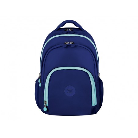 Mochila antartik multibolsillo 19l compartimento para portatil y tablet color azul marino 450 x 160 x 300 mm