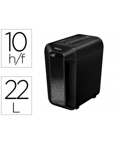 Destructora de documentos fellowes lx65 capacidad 10h seguridad p4 destruye grapas clips y tarjetas