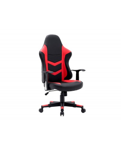 Silla q connect gaming orvieto simil piel base metalica alt max 1200 anc 650 prof 650 mm ruedas premium negro rojo