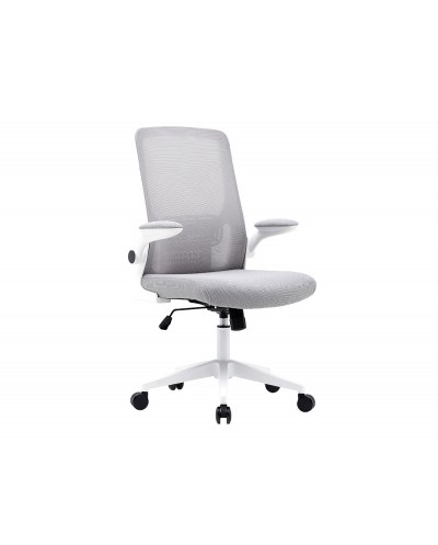 Silla q connect oficina alba malla base metalica alt max 1110 anc 610 prof 580 ruedas premium color gris