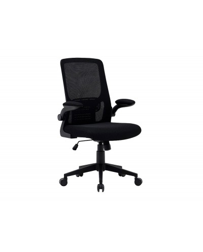 Silla q connect oficina alba malla base metalica alt max 1110 anc 610 prof 580 ruedas premium color negro