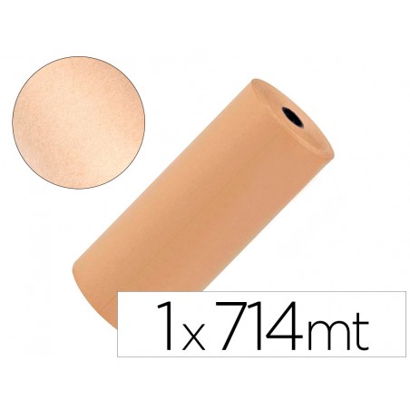 Papel kraft liderpapel marron bobina 1 mt x 714 mt especial para embalaje peso 50 kg