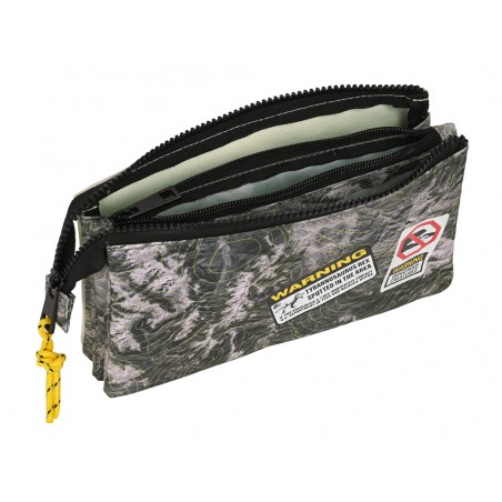 Bolso escolar portatodo safta triple jurassic world warning 30x220x120 mm