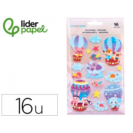 Pegatinas imaginovo globo magic dreams con relieve 210x130 mm en blister