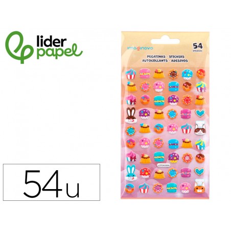 Pegatinas imaginovo dulces magic dreams con relieve 190x105 mm en blister