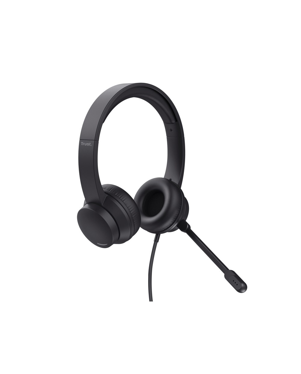 Auricular trust ayda diadema con microfono usb color negro