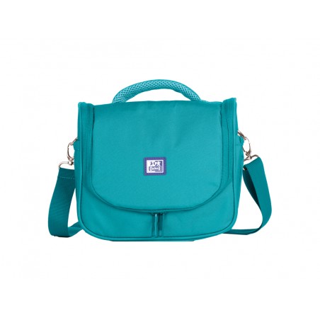 Bolsa isotermica oxford b foodie rpet color verde aqua 220x250x160 mm