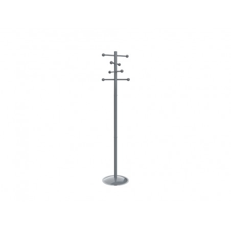 Perchero maul saphir lite 8 colgadores color gris altura 171 cm