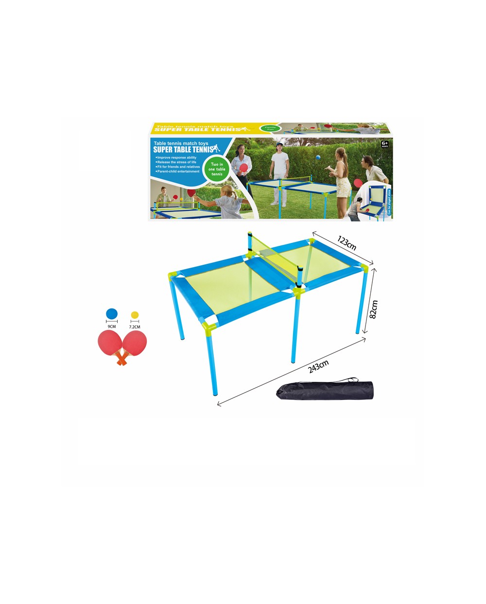 Juego de mesa mjd con bolsa para transporte 6 anos