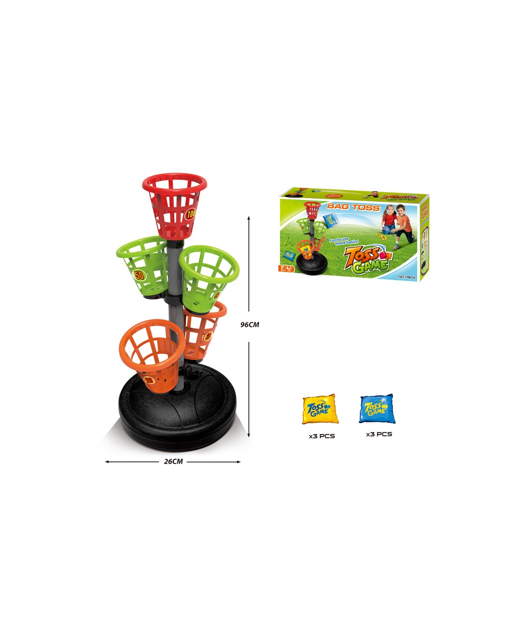 Juego de lanzamiento kingsport encesta 3 anos