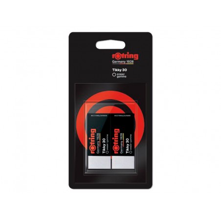Goma de borrar rotring tikky 30 blister de 2 unidades