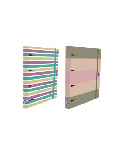 Carpeta 4 anillas oxford europeanbinder tapa extradura din a4 recambio 120 hojas horizontal