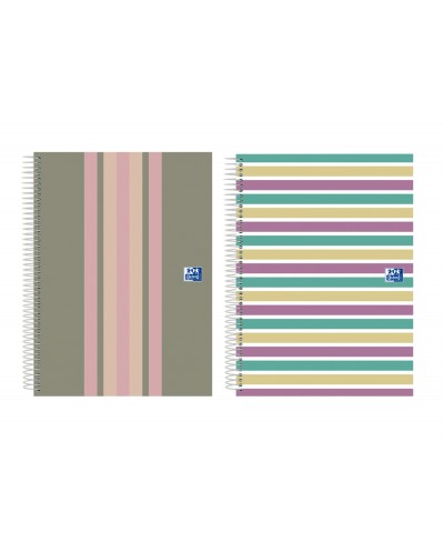 Cuaderno espiral oxford europeanbook 5 tapa extradura din a4 120 hojas horizontal