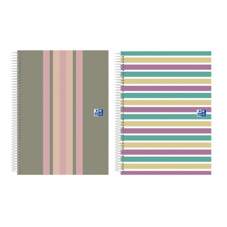 Cuaderno espiral oxford europeanbook 5 tapa extradura din a4 120 hojas horizontal