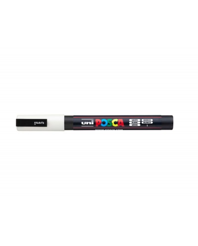 Rotulador uni posca pc 3m blanco