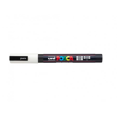 Rotulador uni posca pc 3m blanco