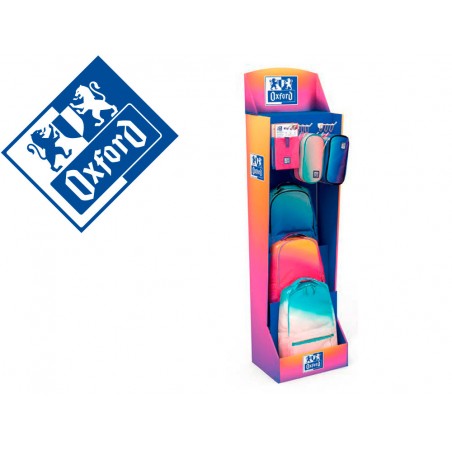 Contenido 1 1 para expositor oxford gradient mochilas estuches portatodos bolsas isotermicas