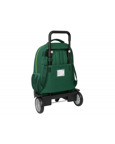 Mochila safta grande con ruedas compact evolution extraible resistente al agua real betis balompie