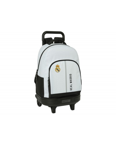 Mochila safta grande con ruedas compact extraible real madrid 1 equipacion 24 25 450x330x220 mm