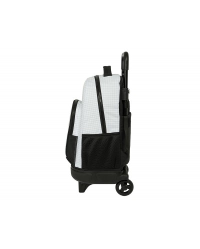 Mochila safta grande con ruedas compact extraible real madrid 1 equipacion 24 25 450x330x220 mm