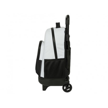 Mochila safta grande con ruedas compact extraible real madrid 1 equipacion 24 25 450x330x220 mm