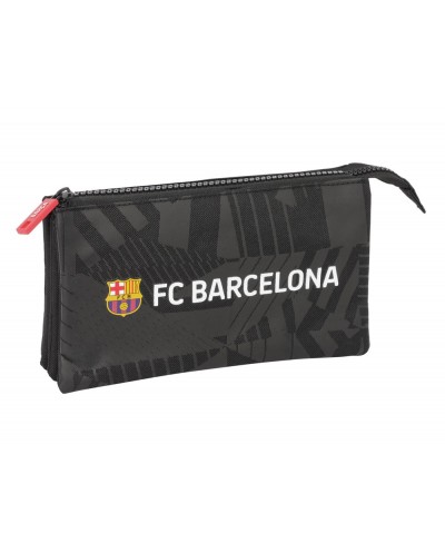Bolso escolar portatodo safta triple fc barcelona black 30x220x120 mm