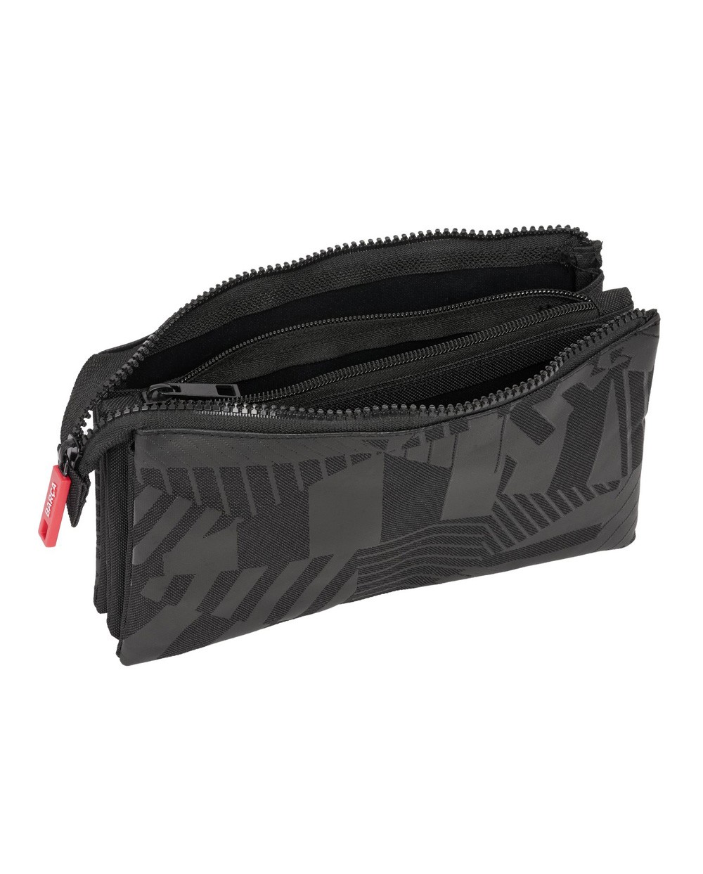 Bolso escolar portatodo safta triple fc barcelona black 30x220x120 mm