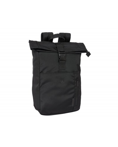 Mochila safta solapa para portatil 156 fc barcelona premium black 130x290x420 mm
