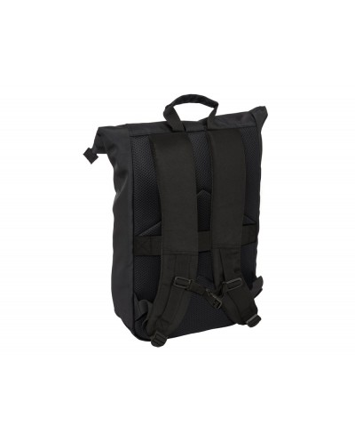 Mochila safta solapa para portatil 156 fc barcelona premium black 130x290x420 mm