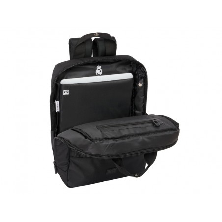 Mochila safta para portatil 133 usb real madrid premium 110x290x390 mm