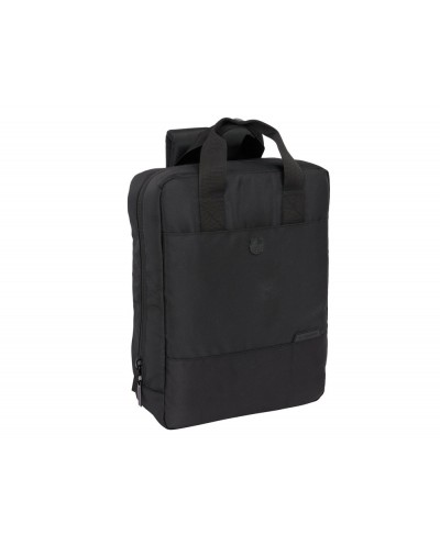 Mochila safta para portatil 133 usb fc barcelona premium black 110x290x390 mm