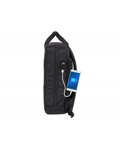 Mochila safta para portatil 133 usb fc barcelona premium black 110x290x390 mm
