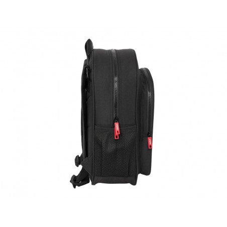 Mochila safta junior adaptable a carro fc barcelona black 120x320x380 mm