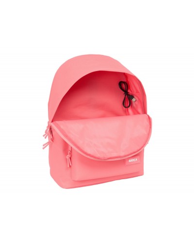 Mochila safta doble para portatil 156usb fc barcelona girl 180x310x440 mm