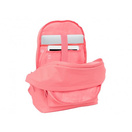 Mochila safta doble para portatil 156usb fc barcelona girl 180x310x440 mm