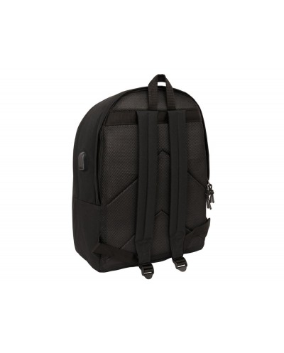 Mochila safta doble para portatil 156usb fc barcelona girl 180x310x440 mm