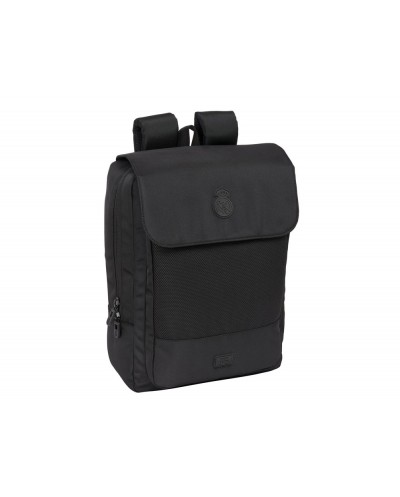Mochila safta con solapa portatil 133 usb real madrid premium 120x290x390 mm