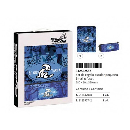 Set regalo safta pequeno el nino roller 350x280x60 mm