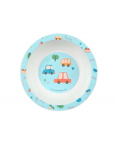 Set de platos cubiertos y vaso safta preescolar 260x260x90 mm