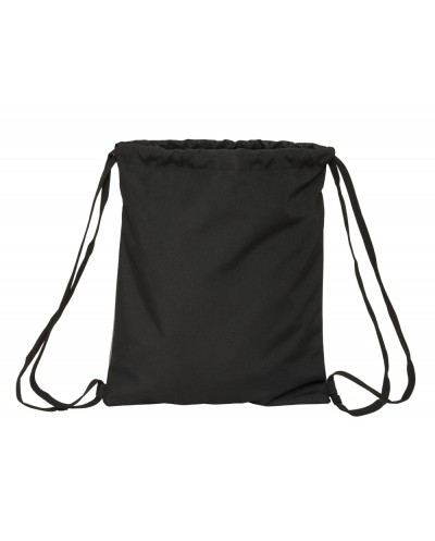 Saco plano safta reciclado blackfit8 old school 400x350x10 mm