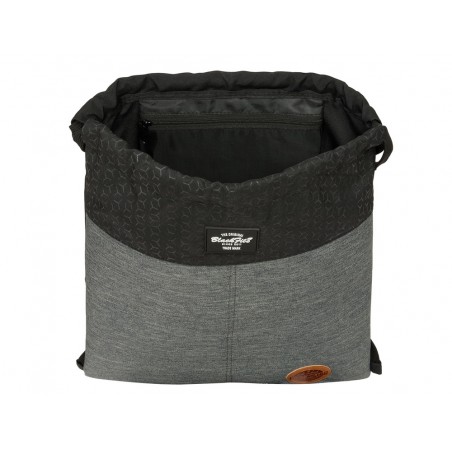 Saco plano safta reciclado blackfit8 old school 400x350x10 mm