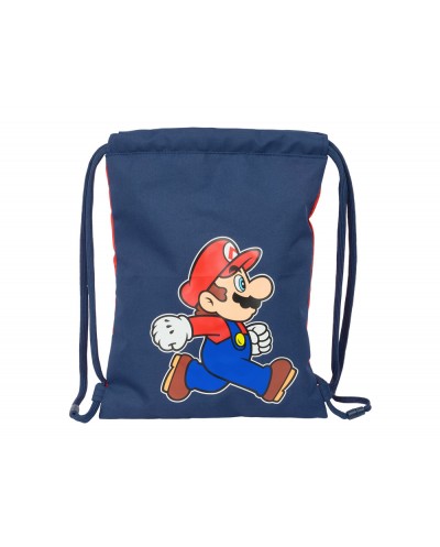 Saco plano safta junior super mario trick 340x260x10 mm